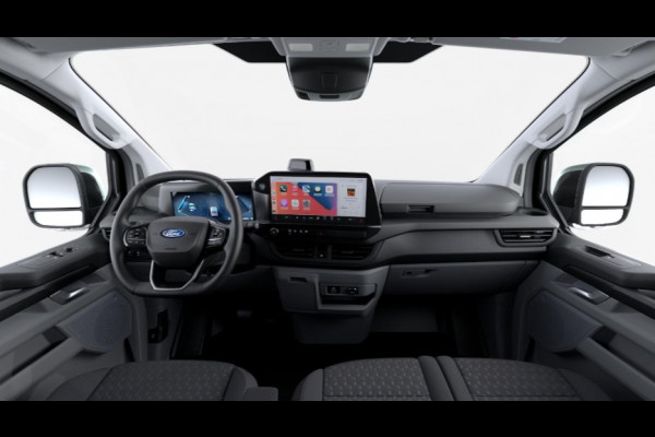 Ford E-Transit Cust. 340 L2H1 Limited 71 kWh | Adaptive Cruise Control |Inklapbare trekhaak | 17 inch Lichtmetalen Velgen | 2300kg trekgewicht | Verwarmbaar stuurwiel