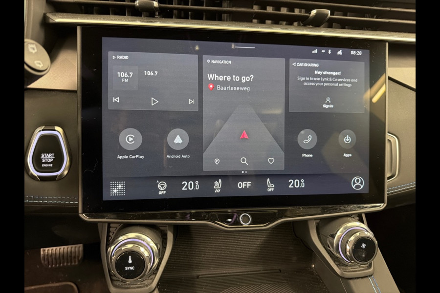 Lynk & Co 01 1.5 Plug-in Hybrid Stuur/Stoelverw. Adapt.Cruise Zwarte hemel Carplay 360°Cam