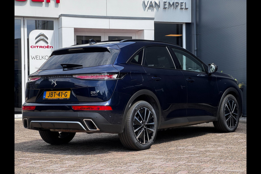 DS 7 1.6 PHEV 300 4x4 Pallas | 100% SOH | Panoramadak | Leder + Memory | NL-Auto | Focal Sound | 360 Camera