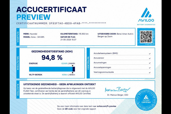 Hyundai Kona EV Premium Sky 64 kWh