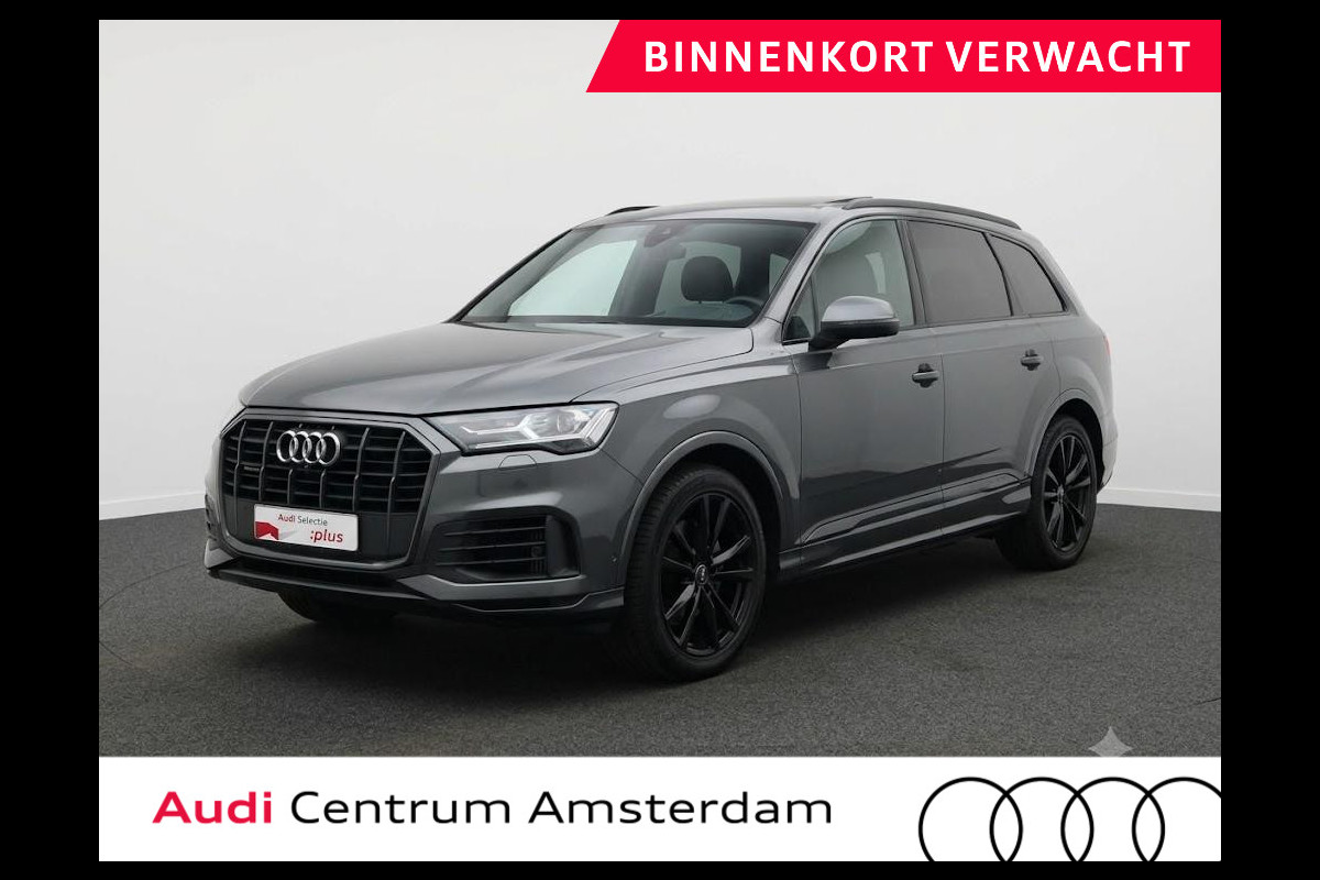 Audi Q7 55 TFSI e quattro Pro Line 340pk | Panoramadak | Parkeercamera | Lederen bekleding | Elektrisch verstelbare en verwarmbare voorstoelen |