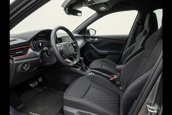 Škoda Kamiq 1.0 TSI Sport Business 110pk | Panoramadak | Navigatie | Parkeercamera | Cirtual Cockpit | Led koplampen | 18 inch Lichtmetalen velgen