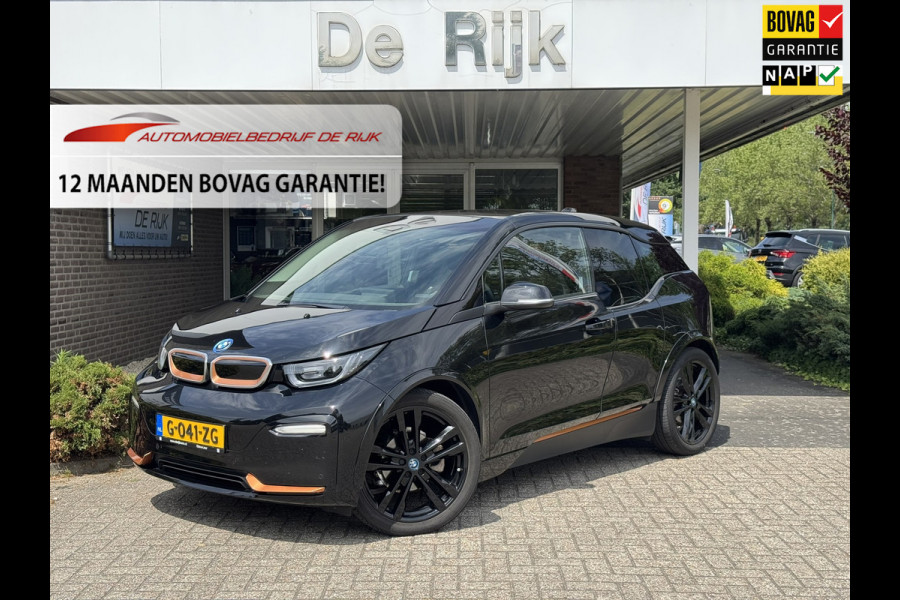 BMW i3 S 120Ah 42 kWh RoadStyle Edition | Pano, Leder, Navi, Camera, Stoelverw., Cruise | NAP | Dealeronderhouden |