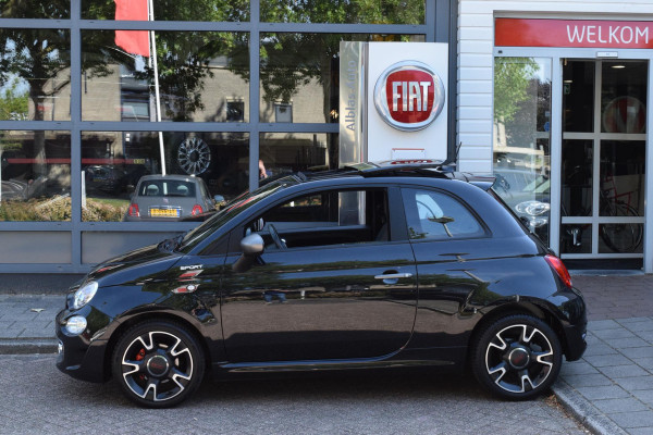 Fiat 500 1.0 Hybrid Sport|Open dak|16"|Cruise|TFT|Clima