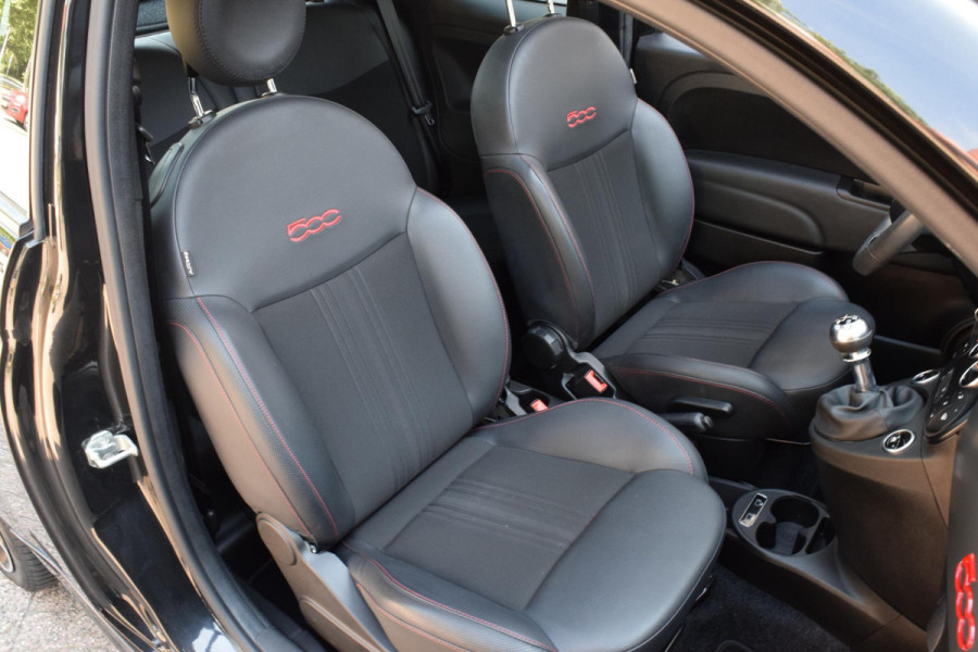 Fiat 500 1.0 Hybrid Sport|Open dak|16"|Cruise|TFT|Clima