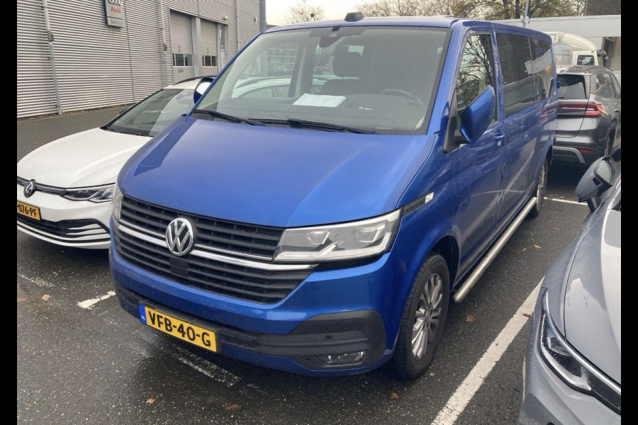 Volkswagen Transporter L2H1 Dubbel Cabine 2.0 TDI 150pk DSG Highline Automaat Led Camera Stoelverwarming Navigatie Trekhaak Alcantara