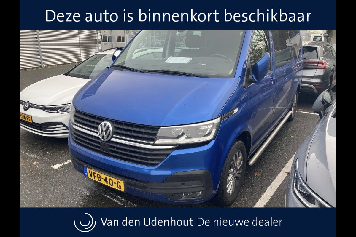 Volkswagen Transporter L2H1 Dubbel Cabine 2.0 TDI 150pk DSG Highline Automaat Led Camera Stoelverwarming Navigatie Trekhaak Alcantara