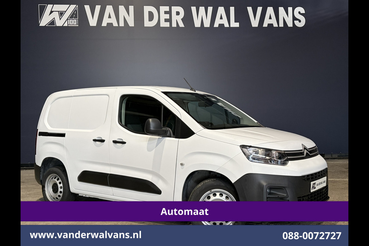 Citroën Berlingo 1.2 PureTech 130pk Automaat Benzine L1H1 Euro6 Airco | 2x zijdeur | Camera | Apple Carplay Android Auto, Cruisecontrol, Parkeersensoren