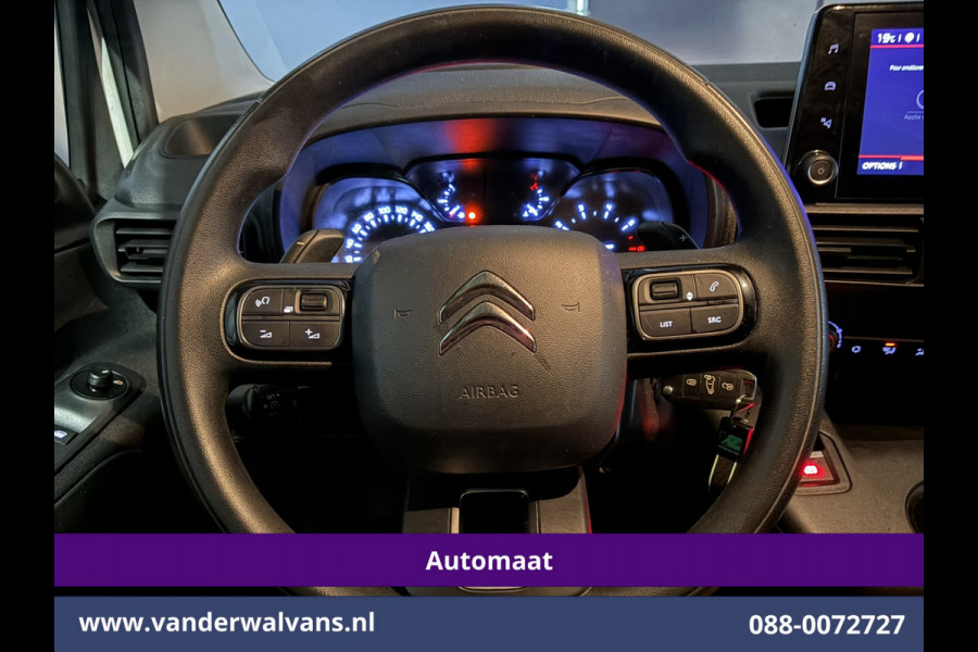 Citroën Berlingo 1.2 PureTech 130pk Automaat Benzine L1H1 Euro6 Airco | 2x zijdeur | Camera | Apple Carplay Android Auto, Cruisecontrol, Parkeersensoren