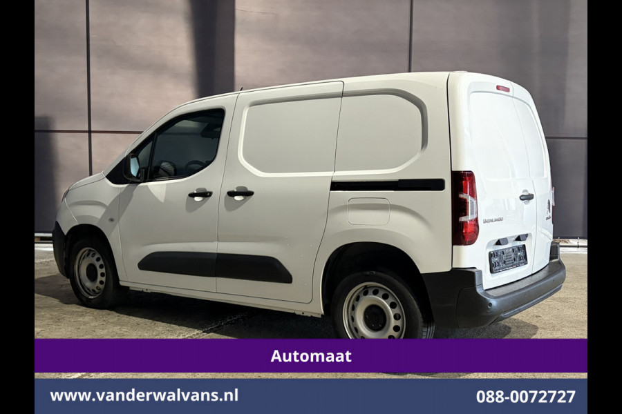 Citroën Berlingo 1.2 PureTech 130pk Automaat Benzine L1H1 Euro6 Airco | 2x zijdeur | Camera | Apple Carplay Android Auto, Cruisecontrol, Parkeersensoren