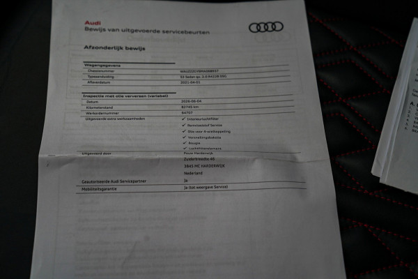 Audi S3 Limousine 2.0 TFSI S3 Quattro | Massage stoelen | Virtual | RS Zetels | Panorama | Bang&Olufsen | Adpatieve cruise | HuD |