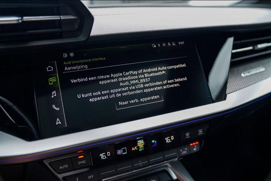 Audi S3 Limousine 2.0 TFSI S3 Quattro | Massage stoelen | Virtual | RS Zetels | Panorama | Bang&Olufsen | Adpatieve cruise | HuD |