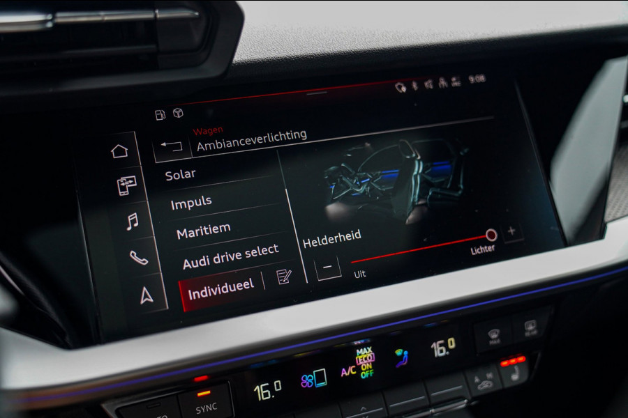 Audi S3 Limousine 2.0 TFSI S3 Quattro | Massage stoelen | Virtual | RS Zetels | Panorama | Bang&Olufsen | Adpatieve cruise | HuD |