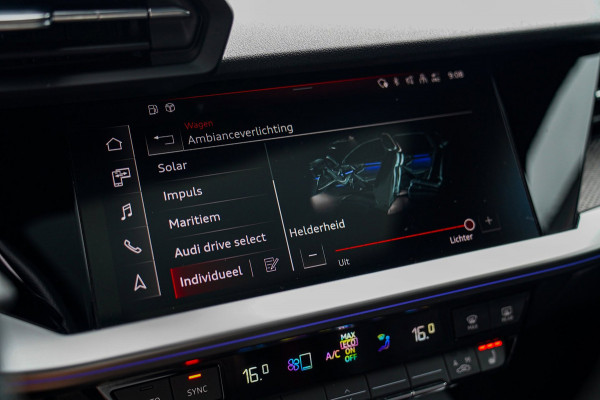 Audi S3 Limousine 2.0 TFSI S3 Quattro | Massage stoelen | Virtual | RS Zetels | Panorama | Bang&Olufsen | Adpatieve cruise | HuD |
