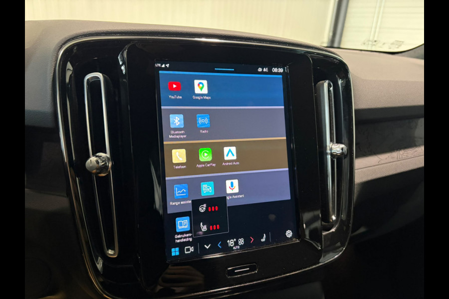 Volvo XC40 Recharge 69 kWh Stoelverwarming Parkeercamera Warmtepomp 231pk