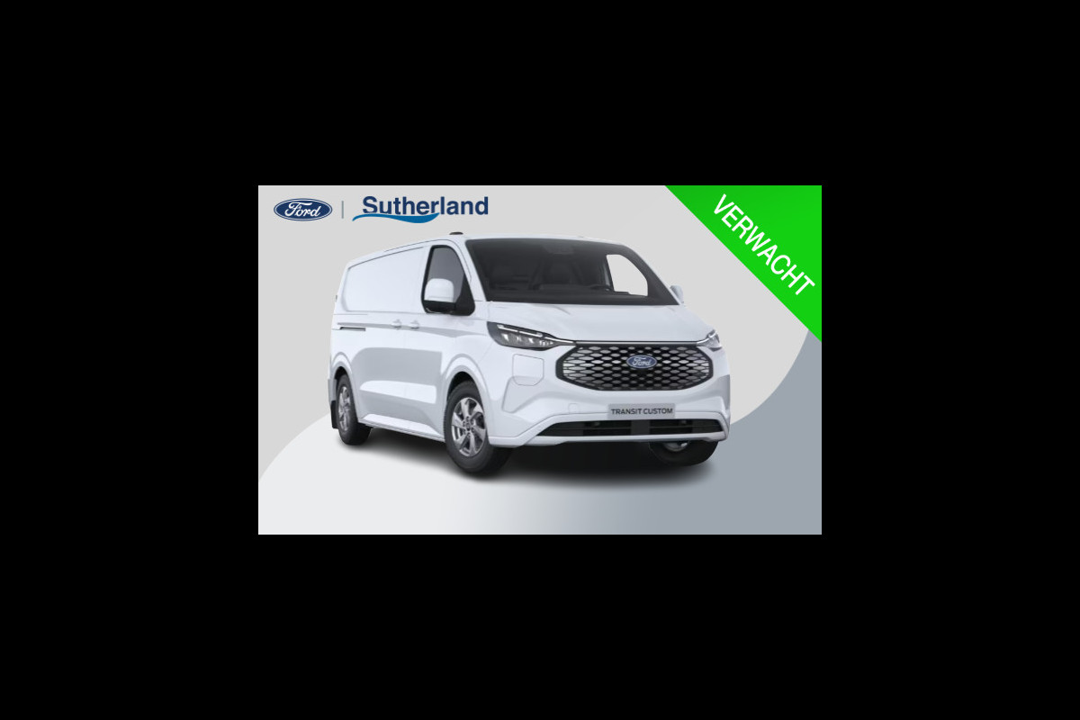 Ford E-Transit Cust. 340 L2H1 Limited 71 kWh | Adaptive Cruise Control | 17 inch Lichtmetalen Velgen | AGR bestuurdersstoel | 2300kg trekgewicht