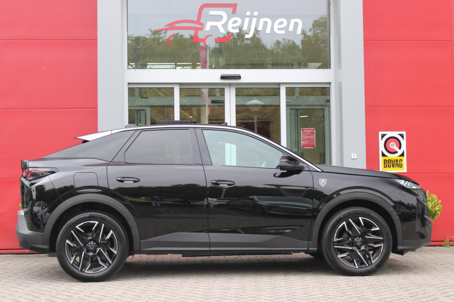 Peugeot 3008 1.2 Hybrid 145PK AUTOMAAT GT | PANORAMA SCHUIF/KANTEL DAK MET CLEAN CABIN | 360° VISION & DRIVE ASSIST PLUS PACK: ANTI DIEFSTAL ALARM MET SUPERVERGRENDELING/VISEOPARK 360° HD CAMERA'S/BUITENSPIEGELS MET KANTELFUNCTIE/DRIVE ASSIST 2.0 (SEMI AUTONOOM RIJDEN)/LANE POSITIONING ASSIST/SEMI AUTOMATED LANE CHANGE ASSIST/REAR CROSS TRAFFIC ALERT/DODEHOEK DETECTIE | ALCANTARA EXECUTIVE INTERIOR: BEKLEDING ALCANTARA/KUNSTLEDER AFGEWERKT MET STIKSELS/AGR BESTUUDERSSTOEL EN PASSAGIERSSTOEL ELEKTRISCH VERSTELBAAR MET GEHEUGENFUNCTIE OP DE BESTUUDERSSTOEL/VERWARMBARE VOORSTOELEN MET