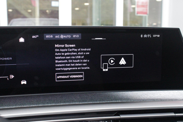 Peugeot 3008 1.2 Hybrid 145PK AUTOMAAT GT | PANORAMA SCHUIF/KANTEL DAK MET CLEAN CABIN | 360° VISION & DRIVE ASSIST PLUS PACK: ANTI DIEFSTAL ALARM MET SUPERVERGRENDELING/VISEOPARK 360° HD CAMERA'S/BUITENSPIEGELS MET KANTELFUNCTIE/DRIVE ASSIST 2.0 (SEMI AUTONOOM RIJDEN)/LANE POSITIONING ASSIST/SEMI AUTOMATED LANE CHANGE ASSIST/REAR CROSS TRAFFIC ALERT/DODEHOEK DETECTIE | ALCANTARA EXECUTIVE INTERIOR: BEKLEDING ALCANTARA/KUNSTLEDER AFGEWERKT MET STIKSELS/AGR BESTUUDERSSTOEL EN PASSAGIERSSTOEL ELEKTRISCH VERSTELBAAR MET GEHEUGENFUNCTIE OP DE BESTUUDERSSTOEL/VERWARMBARE VOORSTOELEN MET