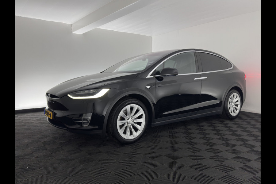 Tesla Model X 100D [ 6-Pers. ] [3-Fase-11kW] {SoH-81%} Aut. *PANO-WINDOW | AUTO-PILOT | LEATHER-FABRIC | NAVI-FULLMAP | FULL-LED | AIR-SUSPENSION | DIGI-COCKPIT | CCS-FASTLOADER | KEYLESS | DAB+ | HEATED-SPORTSEATS | PRIVACY-GLASS | 20"ALU*