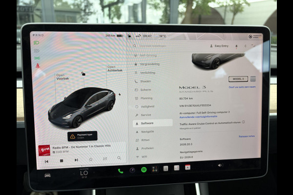 Tesla Model 3 Standard RWD Plus 60 kWh SOH 90%| VAN: 23.900,- VOOR: 22.330,- UW WKVOORDEEL: 1.570,- | FABRIEKSGARANTIE OP ACCU & AANDRIJFLIJN TOT 2028 OF 160.000 KM