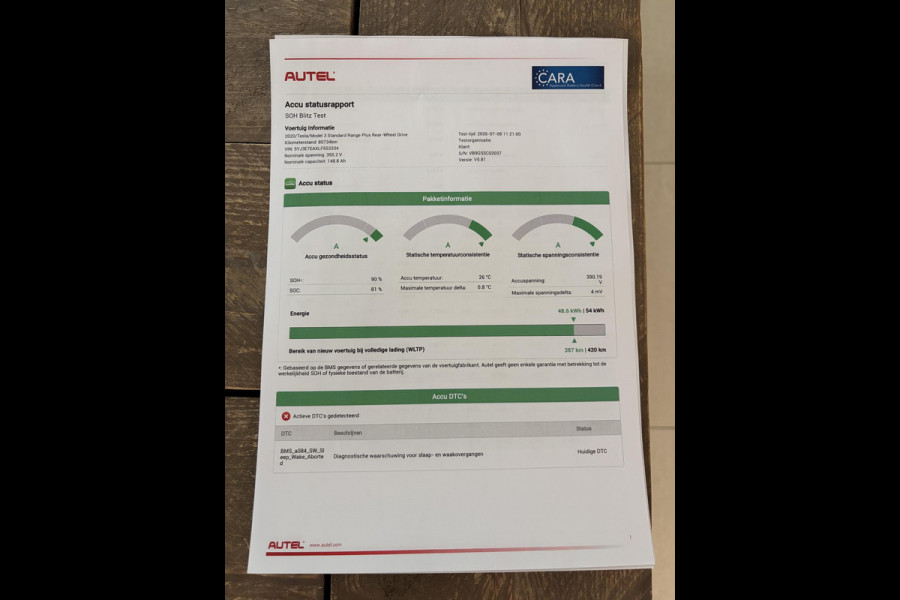 Tesla Model 3 Standard RWD Plus 60 kWh SOH 90%| VAN: 23.900,- VOOR: 22.330,- UW WKVOORDEEL: 1.570,- | FABRIEKSGARANTIE OP ACCU & AANDRIJFLIJN TOT 2028 OF 160.000 KM
