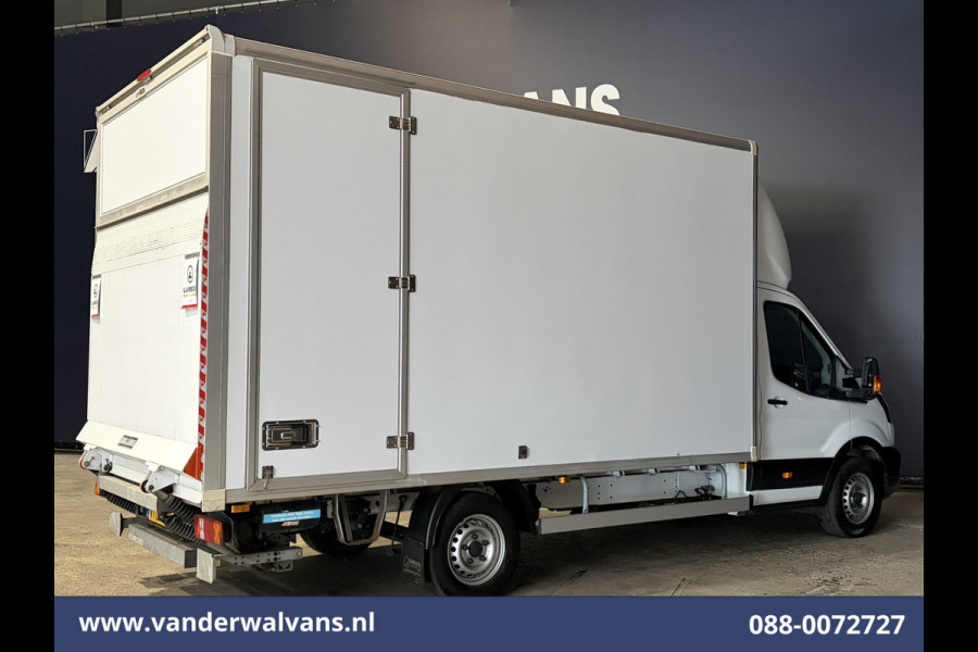 Ford Transit 2.0 TDCI 130pk Bakwagen 232cm Hoog Laadklep Zijdeur Euro6 Airco | Lat om Lat betimmering Bijrijdersbank, 904kg laadvermogen