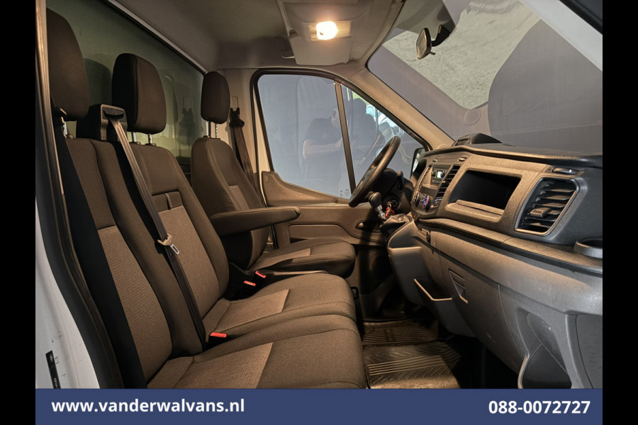 Ford Transit 2.0 TDCI 130pk Bakwagen 232cm Hoog Laadklep Zijdeur Euro6 Airco | Lat om Lat betimmering Bijrijdersbank, 904kg laadvermogen