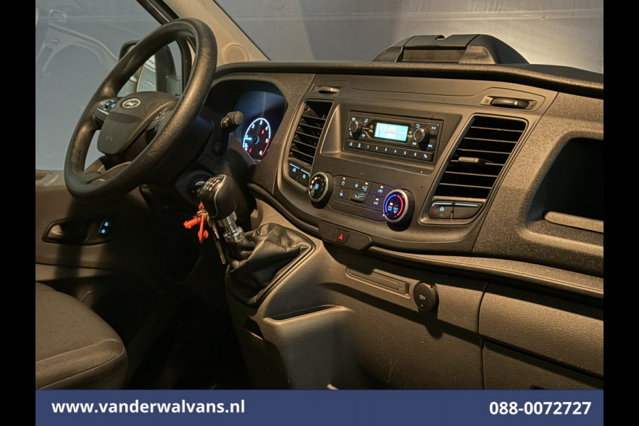 Ford Transit 2.0 TDCI 130pk Bakwagen 232cm Hoog Laadklep Zijdeur Euro6 Airco | Lat om Lat betimmering Bijrijdersbank, 904kg laadvermogen