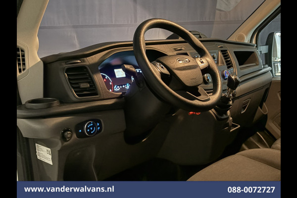 Ford Transit 2.0 TDCI 130pk Bakwagen 232cm Hoog Laadklep Zijdeur Euro6 Airco | Lat om Lat betimmering Bijrijdersbank, 904kg laadvermogen
