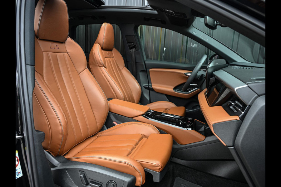Audi Q6 e-tron Launch edition 83 kWh | Panoramadak | 360 Camera | B&O | HUD | Luchtvering | Ambiance Interieur | Stuur- Stoelverwarming | Memory Seats |