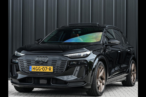 Audi Q6 e-tron Launch edition 83 kWh | Panoramadak | 360 Camera | B&O | HUD | Luchtvering | Ambiance Interieur | Stuur- Stoelverwarming | Memory Seats |