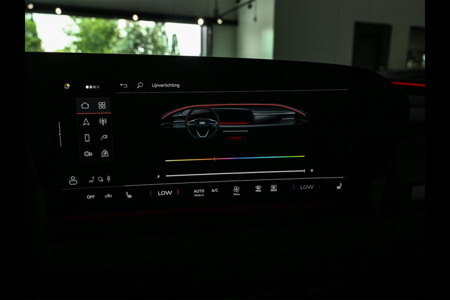 Audi Q6 e-tron Launch edition 83 kWh | Panoramadak | 360 Camera | B&O | HUD | Luchtvering | Ambiance Interieur | Stuur- Stoelverwarming | Memory Seats |