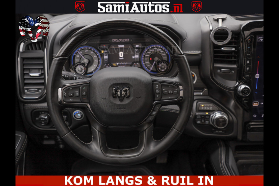 Dodge Ram 1500 LIMITED NIGHT | BOM VOL | HUD | MWK | LUCHTVERING | PANODAK | 5.7 V8 HEMI 402PK | DC | DUBBELE CABINE | 5 PERSOONS | GRIJSKENTEKEN PICK UP | DASHCAM | ALARM | OPEN UITLAAT KLEP | | De specialist in Amerikaanse pick‑ups in Nederland en Europa.