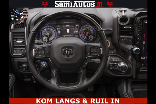 Dodge Ram 1500 LIMITED NIGHT | BOM VOL | HUD | MWK | LUCHTVERING | PANODAK | 5.7 V8 HEMI 402PK | DC | DUBBELE CABINE | 5 PERSOONS | GRIJSKENTEKEN PICK UP | DASHCAM | ALARM | OPEN UITLAAT KLEP | | De specialist in Amerikaanse pick‑ups in Nederland en Europa.