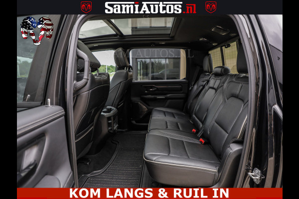 Dodge Ram 1500 LIMITED NIGHT | BOM VOL | HUD | MWK | LUCHTVERING | PANODAK | 5.7 V8 HEMI 402PK | DC | DUBBELE CABINE | 5 PERSOONS | GRIJSKENTEKEN PICK UP | DASHCAM | ALARM | OPEN UITLAAT KLEP | | De specialist in Amerikaanse pick‑ups in Nederland en Europa.