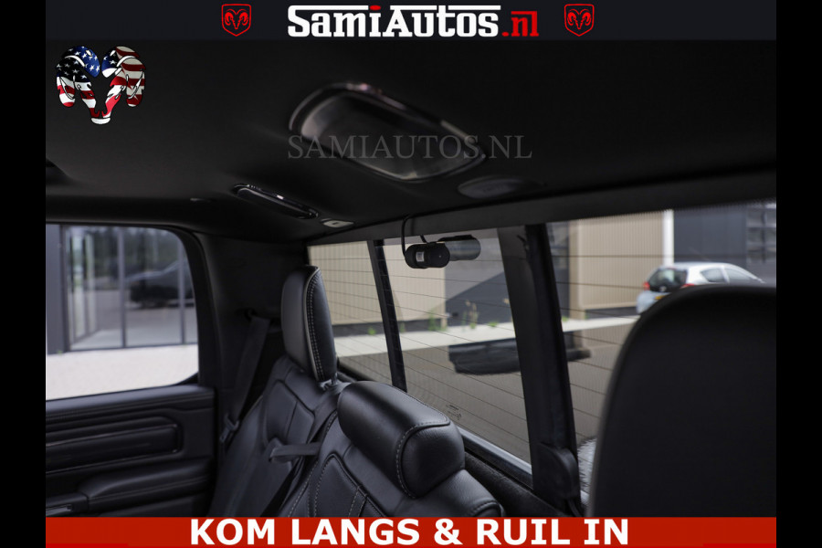 Dodge Ram 1500 LIMITED NIGHT | BOM VOL | HUD | MWK | LUCHTVERING | PANODAK | 5.7 V8 HEMI 402PK | DC | DUBBELE CABINE | 5 PERSOONS | GRIJSKENTEKEN PICK UP | DASHCAM | ALARM | OPEN UITLAAT KLEP | | De specialist in Amerikaanse pick‑ups in Nederland en Europa.
