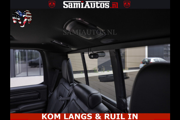 Dodge Ram 1500 LIMITED NIGHT | BOM VOL | HUD | MWK | LUCHTVERING | PANODAK | 5.7 V8 HEMI 402PK | DC | DUBBELE CABINE | 5 PERSOONS | GRIJSKENTEKEN PICK UP | DASHCAM | ALARM | OPEN UITLAAT KLEP | | De specialist in Amerikaanse pick‑ups in Nederland en Europa.