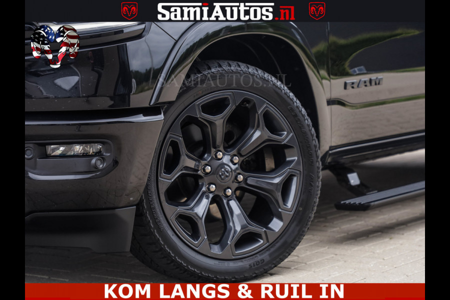 Dodge Ram 1500 LIMITED NIGHT | BOM VOL | HUD | MWK | LUCHTVERING | PANODAK | 5.7 V8 HEMI 402PK | DC | DUBBELE CABINE | 5 PERSOONS | GRIJSKENTEKEN PICK UP | DASHCAM | ALARM | OPEN UITLAAT KLEP | | De specialist in Amerikaanse pick‑ups in Nederland en Europa.