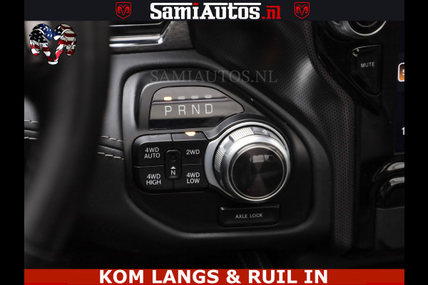 Dodge Ram 1500 LIMITED NIGHT | BOM VOL | HUD | MWK | LUCHTVERING | PANODAK | 5.7 V8 HEMI 402PK | DC | DUBBELE CABINE | 5 PERSOONS | GRIJSKENTEKEN PICK UP | DASHCAM | ALARM | OPEN UITLAAT KLEP | | De specialist in Amerikaanse pick‑ups in Nederland en Europa.