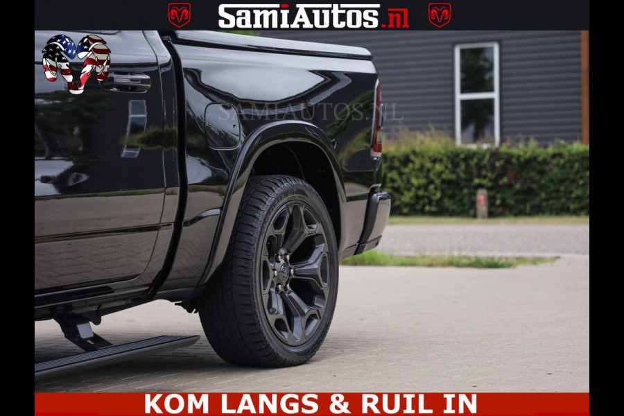 Dodge Ram 1500 LIMITED NIGHT | BOM VOL | HUD | MWK | LUCHTVERING | PANODAK | 5.7 V8 HEMI 402PK | DC | DUBBELE CABINE | 5 PERSOONS | GRIJSKENTEKEN PICK UP | DASHCAM | ALARM | OPEN UITLAAT KLEP | | De specialist in Amerikaanse pick‑ups in Nederland en Europa.