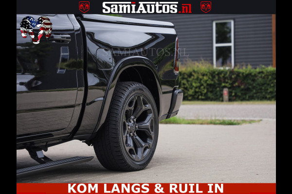 Dodge Ram 1500 LIMITED NIGHT | BOM VOL | HUD | MWK | LUCHTVERING | PANODAK | 5.7 V8 HEMI 402PK | DC | DUBBELE CABINE | 5 PERSOONS | GRIJSKENTEKEN PICK UP | DASHCAM | ALARM | OPEN UITLAAT KLEP | | De specialist in Amerikaanse pick‑ups in Nederland en Europa.