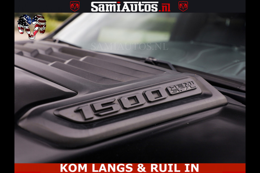 Dodge Ram 1500 LIMITED NIGHT | BOM VOL | HUD | MWK | LUCHTVERING | PANODAK | 5.7 V8 HEMI 402PK | DC | DUBBELE CABINE | 5 PERSOONS | GRIJSKENTEKEN PICK UP | DASHCAM | ALARM | OPEN UITLAAT KLEP | | De specialist in Amerikaanse pick‑ups in Nederland en Europa.
