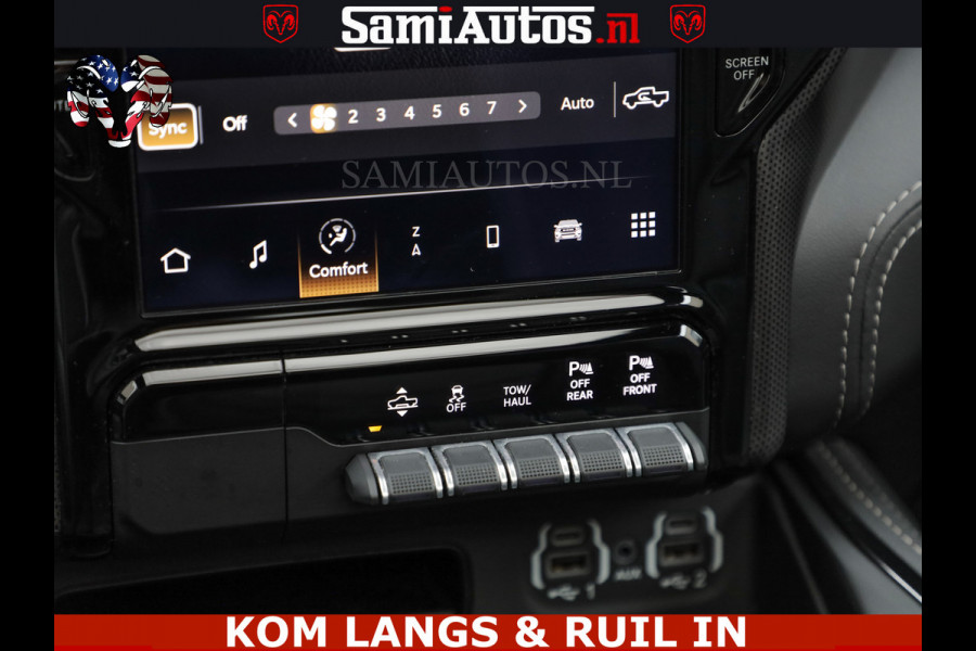 Dodge Ram 1500 LIMITED NIGHT | BOM VOL | HUD | MWK | LUCHTVERING | PANODAK | 5.7 V8 HEMI 402PK | DC | DUBBELE CABINE | 5 PERSOONS | GRIJSKENTEKEN PICK UP | DASHCAM | ALARM | OPEN UITLAAT KLEP | | De specialist in Amerikaanse pick‑ups in Nederland en Europa.
