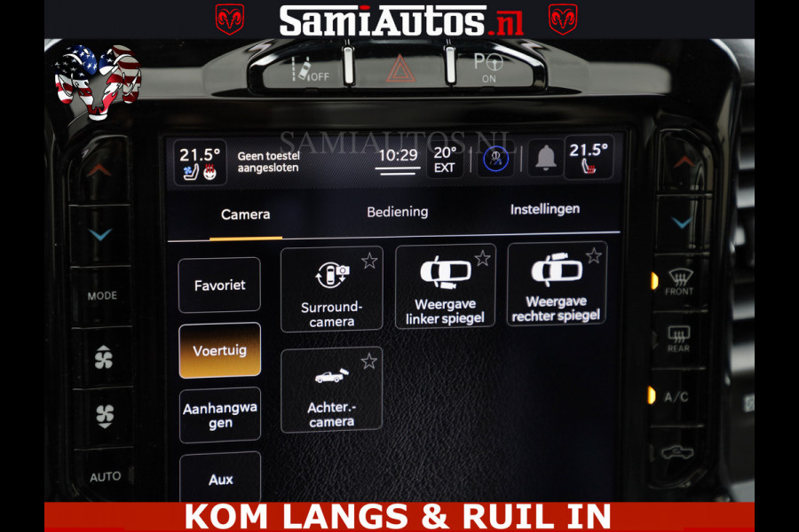 Dodge Ram 1500 LIMITED NIGHT | BOM VOL | HUD | MWK | LUCHTVERING | PANODAK | 5.7 V8 HEMI 402PK | DC | DUBBELE CABINE | 5 PERSOONS | GRIJSKENTEKEN PICK UP | DASHCAM | ALARM | OPEN UITLAAT KLEP | | De specialist in Amerikaanse pick‑ups in Nederland en Europa.