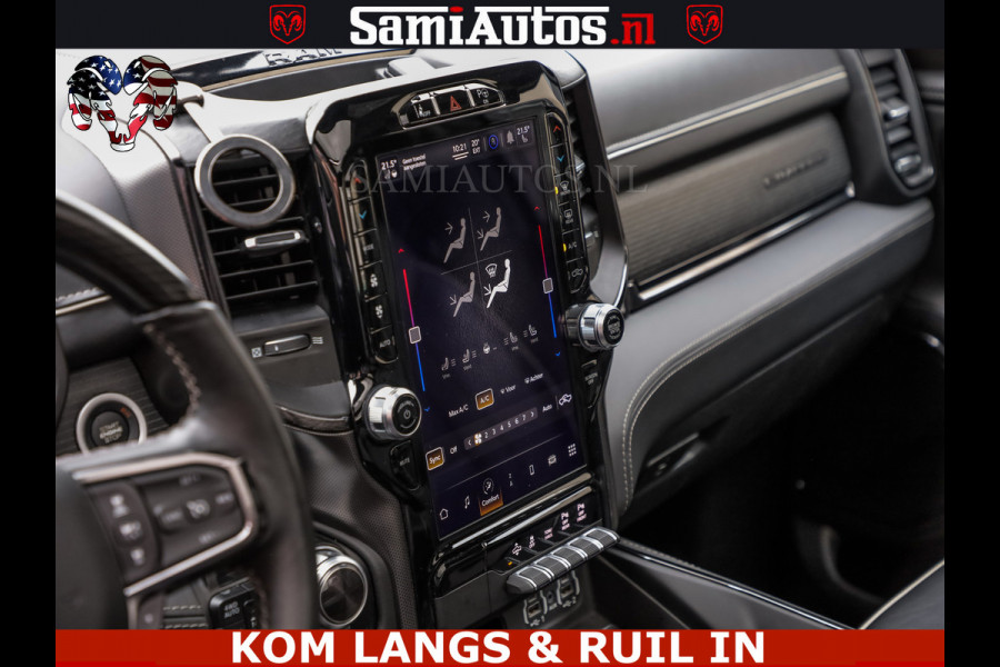Dodge Ram 1500 LIMITED NIGHT | BOM VOL | HUD | MWK | LUCHTVERING | PANODAK | 5.7 V8 HEMI 402PK | DC | DUBBELE CABINE | 5 PERSOONS | GRIJSKENTEKEN PICK UP | DASHCAM | ALARM | OPEN UITLAAT KLEP | | De specialist in Amerikaanse pick‑ups in Nederland en Europa.