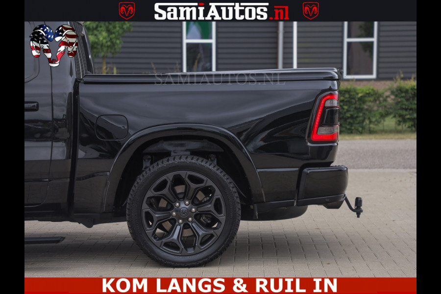 Dodge Ram 1500 LIMITED NIGHT | BOM VOL | HUD | MWK | LUCHTVERING | PANODAK | 5.7 V8 HEMI 402PK | DC | DUBBELE CABINE | 5 PERSOONS | GRIJSKENTEKEN PICK UP | DASHCAM | ALARM | OPEN UITLAAT KLEP | | De specialist in Amerikaanse pick‑ups in Nederland en Europa.