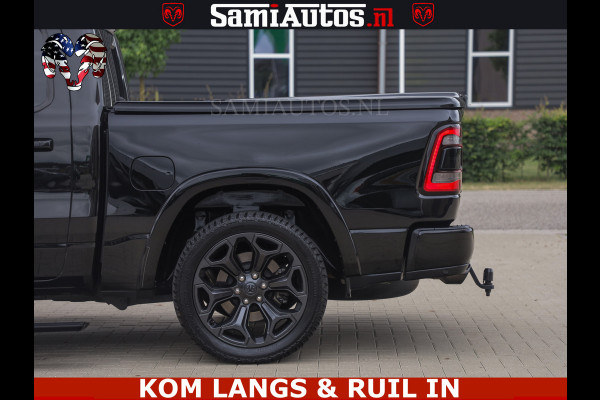Dodge Ram 1500 LIMITED NIGHT | BOM VOL | HUD | MWK | LUCHTVERING | PANODAK | 5.7 V8 HEMI 402PK | DC | DUBBELE CABINE | 5 PERSOONS | GRIJSKENTEKEN PICK UP | DASHCAM | ALARM | OPEN UITLAAT KLEP | | De specialist in Amerikaanse pick‑ups in Nederland en Europa.