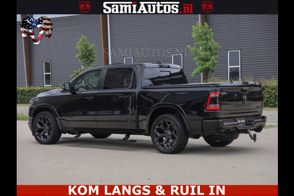Dodge Ram 1500 LIMITED NIGHT | BOM VOL | HUD | MWK | LUCHTVERING | PANODAK | 5.7 V8 HEMI 402PK | DC | DUBBELE CABINE | 5 PERSOONS | GRIJSKENTEKEN PICK UP | DASHCAM | ALARM | OPEN UITLAAT KLEP | | De specialist in Amerikaanse pick‑ups in Nederland en Europa.
