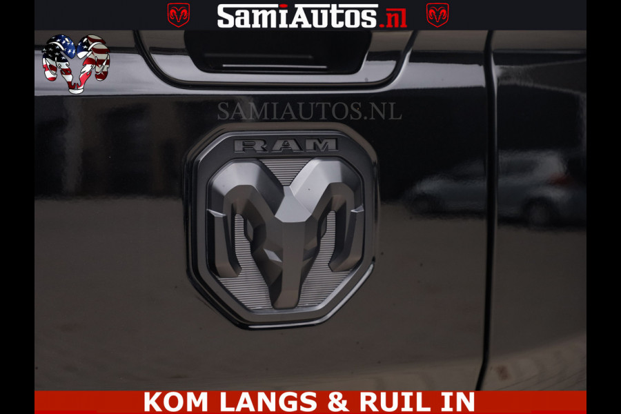 Dodge Ram 1500 LIMITED NIGHT | BOM VOL | HUD | MWK | LUCHTVERING | PANODAK | 5.7 V8 HEMI 402PK | DC | DUBBELE CABINE | 5 PERSOONS | GRIJSKENTEKEN PICK UP | DASHCAM | ALARM | OPEN UITLAAT KLEP | | De specialist in Amerikaanse pick‑ups in Nederland en Europa.