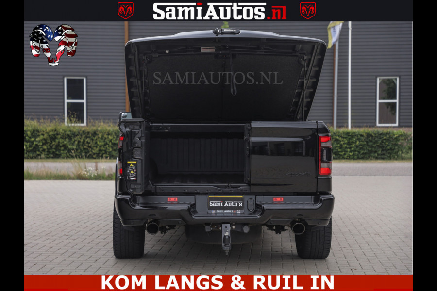 Dodge Ram 1500 LIMITED NIGHT | BOM VOL | HUD | MWK | LUCHTVERING | PANODAK | 5.7 V8 HEMI 402PK | DC | DUBBELE CABINE | 5 PERSOONS | GRIJSKENTEKEN PICK UP | DASHCAM | ALARM | OPEN UITLAAT KLEP | | De specialist in Amerikaanse pick‑ups in Nederland en Europa.